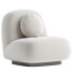 Кресло Upholstered In White Boucle Larry by PrivateFloor - Chamfer