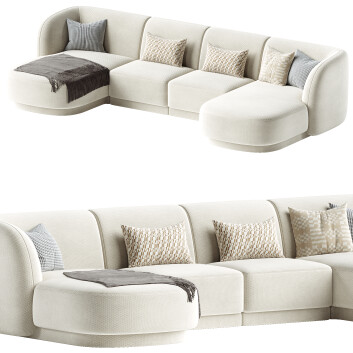 Диван Miley Velvet 5-Seater