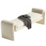 Bench Eichholtz Tondo L Cream Curly Curved - Chamfer