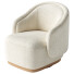 Sillón High Fashion Home Martine Swivel Omari Natural - Chamfer