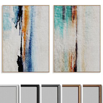 Kino  Abstract Painting Frame Set 04 Model 3D