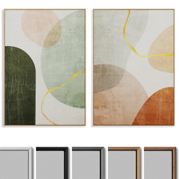 Kino  Abstract Painting Frame Set 06 Model 3D