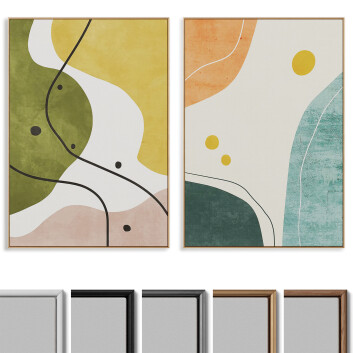 Kino  Abstract Painting Frame Set 010 Model 3D