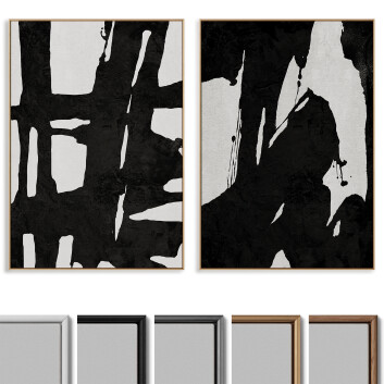 Kino  Abstract Painting Frame Set 011 Model 3D