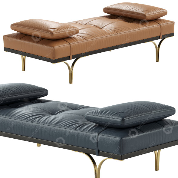 Cama de día Caracole Head to Head Modelo 3D