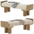 Banquette Black Rooster Decor Bionda - Chamfer