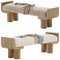 Banquette Black Rooster Decor Bionda - Chamfer