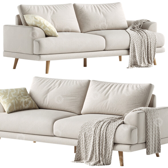 Диван Kave Home Karin 3D модель
