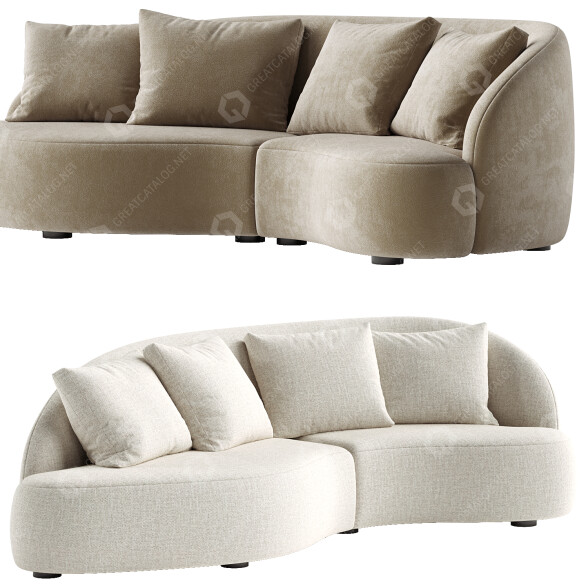 Sofa Dara Maison Remo model 3D