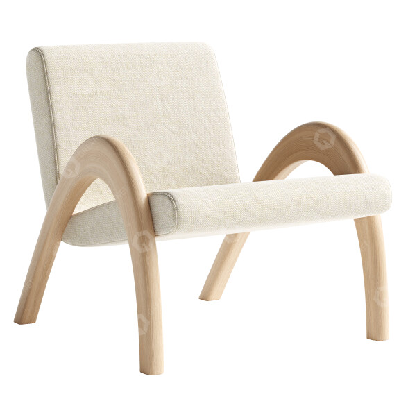 Armchair Caracole Coco 3D model