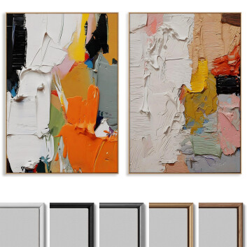 Kino  Plaster Photo Frame Set 07 Model 3D
