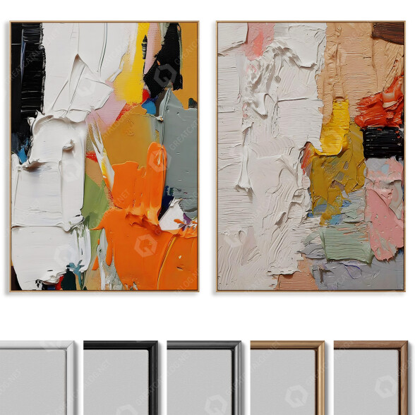 Bilder Plaster Photo Frame Set 07 3D-Modell
