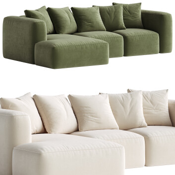 Диван Downtime Corner Cinema by Delux Deco 3D модель