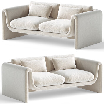 Sofa  Litfad Memory Foam Modern 3D model