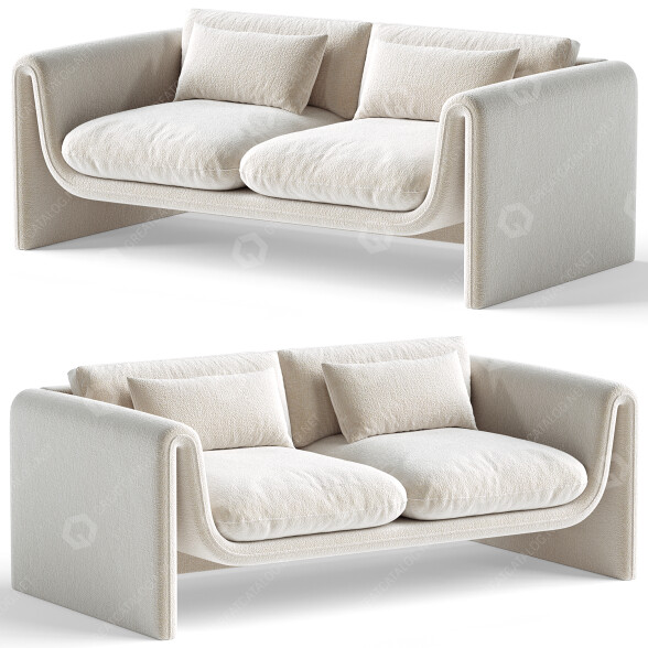 Sofa Litfad Memory Foam Modern 3D model