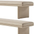 Banquette Litfad Upholstered Grey Modern Bedroom - Chamfer