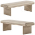 Banquette Litfad Upholstered Grey Modern Bedroom - Chamfer