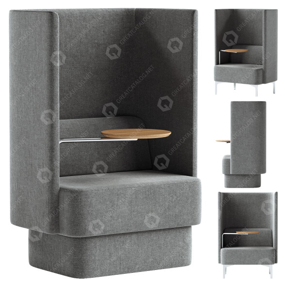 Sillas de oficina Herman Miller Pullman Modelo 3D