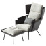 Sillón y otomana Ferri 1956 Blade Hight - Chamfer