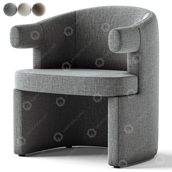 Stuhl Normann Copenhagen Burra 3D-Modell