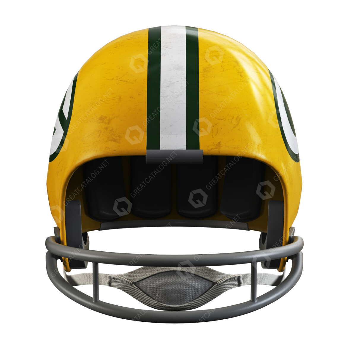 Helmet Riddell VSR 4 Green Bay Packers 3D model #45985 | GreatCatalog