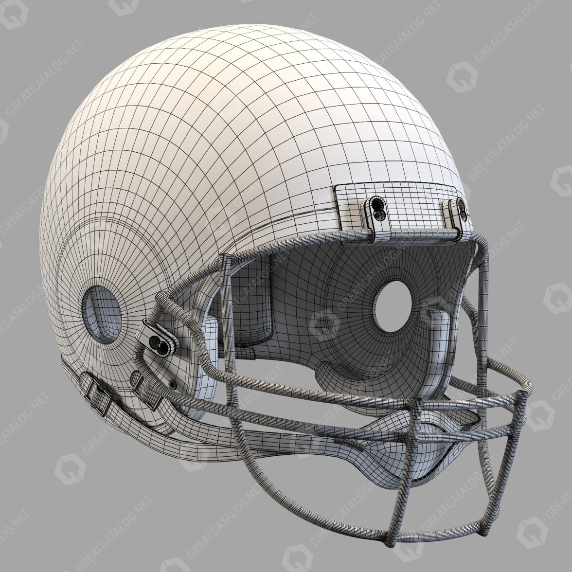 Helmet Riddell VSR 4 Oakland Raiders 3D model #45986 | GreatCatalog
