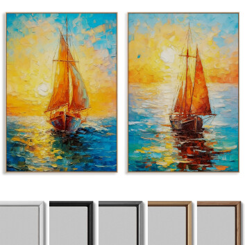 Kino  Abstract Painting Frame Set 028 Model 3D
