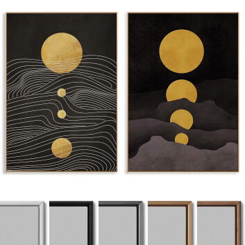 Kino  Abstract Painting Frame Set 012 Model 3D