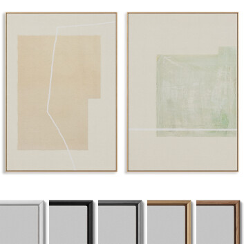 Kino  Abstract Painting Frame Set 015 Model 3D