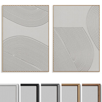 Kino  Abstract Painting Frame Set 017 Model 3D