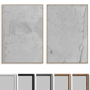 Kino  Plaster Photo Frame Set 011 Model 3D