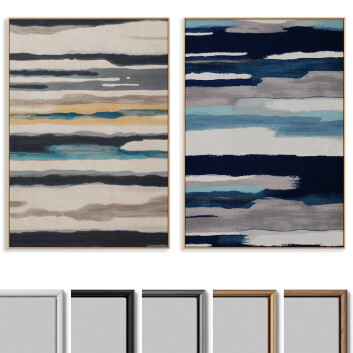 Kino  Abstract Painting Frame Set 019 Model 3D