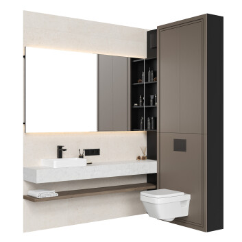 Ванна кімната  Washbasin Cabinet 0001 3D модель