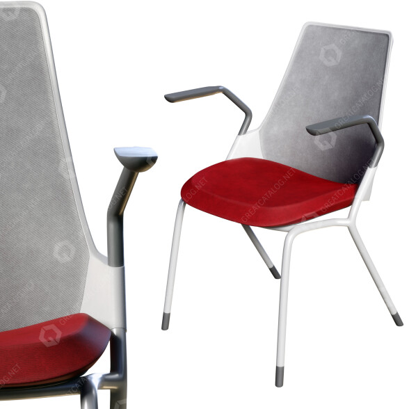 Stuhl Herman Miller Sayl Side 3D-Modell