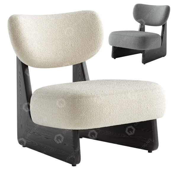 Sessel Castlery Solange Performance Boucle 3D-Modell