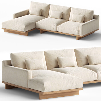 Диван Castlery Mori Performance Fabric Chaise