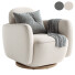 Fotel Four Hands Enya Swivel - Chamfer
