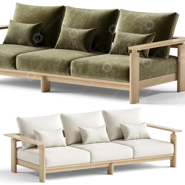 Sofa Sutherland Samsa Three Seat model 3D
