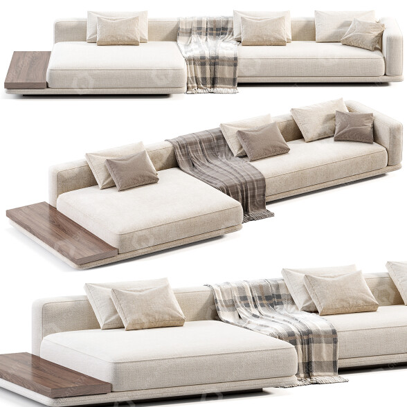 Диван Minotti Horizonte 3D модель