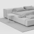Bett und Nachttischchen Set l001 - Kostyk Alik