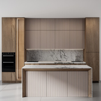 Kitchen Modern 29 3D model