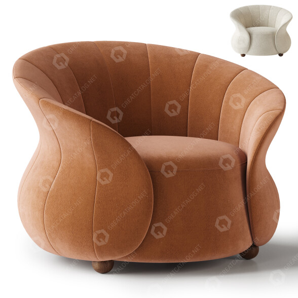 Fauteuil Desforma Verona modèle 3D
