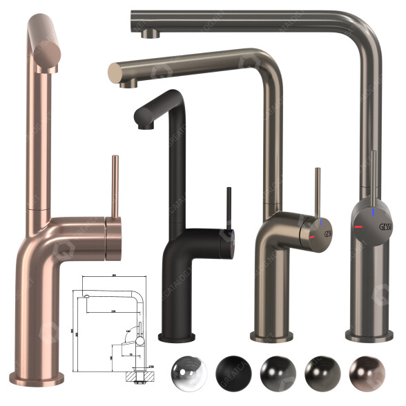 Змішувач Gessi Stelo 60309 3D модель