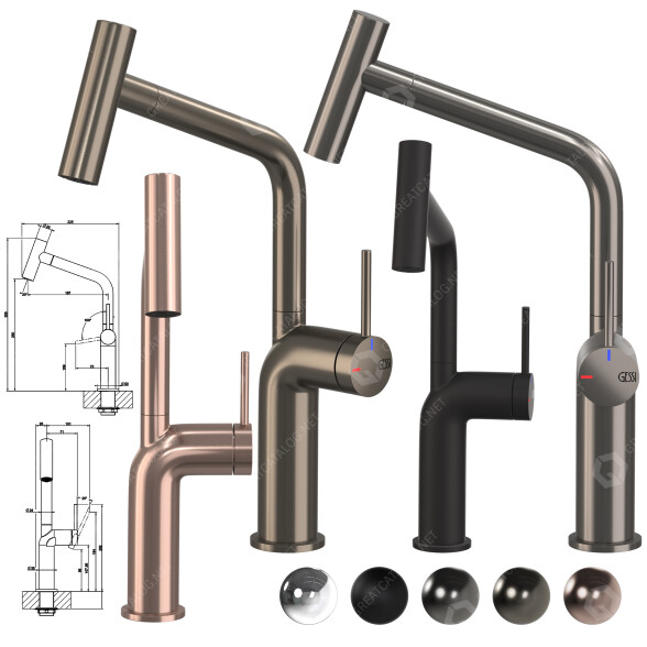 Змішувач Gessi Stelo 60313 3D модель