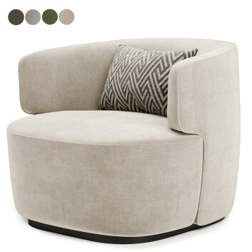 Fotel  Ritz Model 3D