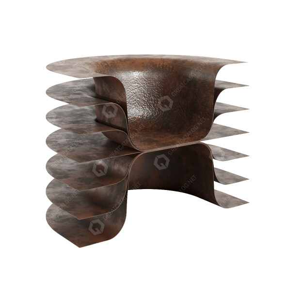Armchair Manu Bano OBJ 05 3D model