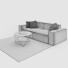 Sofa, Teppich und Couchtisch Set l001 - Kostyk Alik
