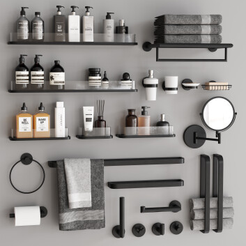 Аксесуари Bathroom Set 61 3D модель