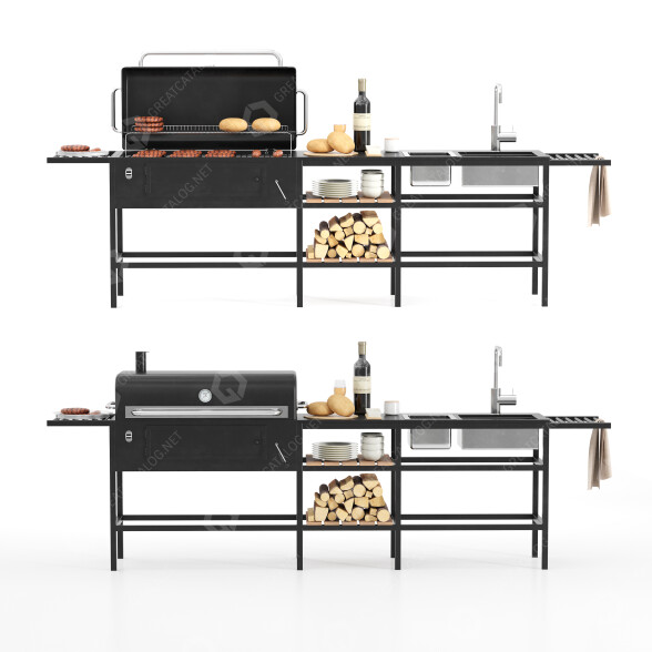Grillen Set 31 3D-Modell