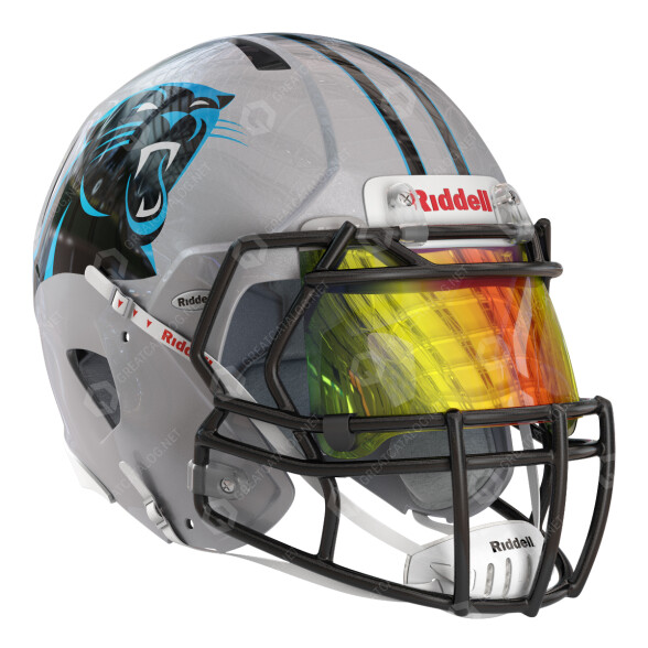 Helm Riddell Carolina Panthers 3D-Modell